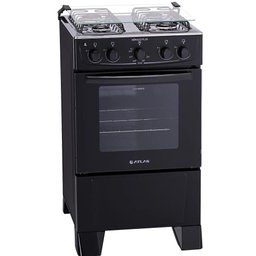 Fogão 4 Bocas Atlas Mônaco Plus Preto com Mesa Inox - Bivolt - 3