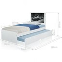 Ver imagem 3 de Bicama Solteiro Carro Sport Chumbo