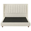 Ver imagem 4 de Cama Queen Japonesa Firenze com Cabeceira Mira Bouclé Off White - Nexta Casa