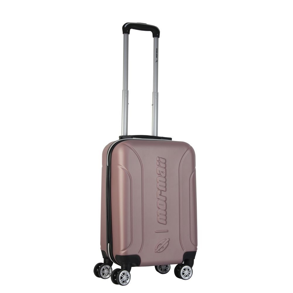 Mala de Bordo Abs para Viagem Mormaii Mor-1900 Cadeado Integrado Rodas Duplas Giro 360 Rose - 1