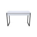 Ver imagem 1 de Mesa de Escritório Office Industrial Casavezi 150 X 60 Cm Branco com Preto