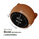 Ver imagem 2 de Kit 2 Poltronas Design Orgânico Moderno e Sofisticado Eloah Base Giratória Bouclé Italiano