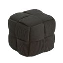 Ver imagem 1 de Puff Decorativo Quadrado Mini Lounge Assento Apoio para Os Pés para Sala Quarto Preto