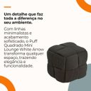 Ver imagem 6 de Puff Decorativo Quadrado Mini Lounge Assento Apoio para Os Pés para Sala Quarto Preto