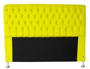 Ver imagem 2 de Cabeceira e Recamier Iza para Cama Box Casal Queen 1.60 - Suede - Sv Decor: Amarelo