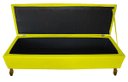 Ver imagem 4 de Cabeceira e Recamier Iza para Cama Box Casal Queen 1.60 - Suede - Sv Decor: Amarelo