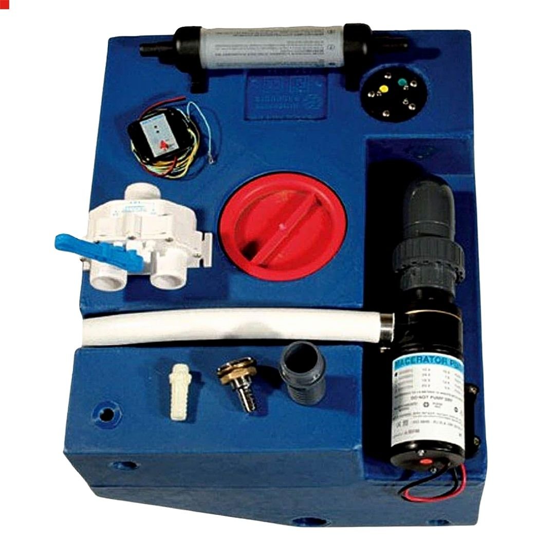 TANQUE PARA ARMAZENAMENTO COM BOMBA MACERADORA 47L Matro Marine Tanque 47L - 1