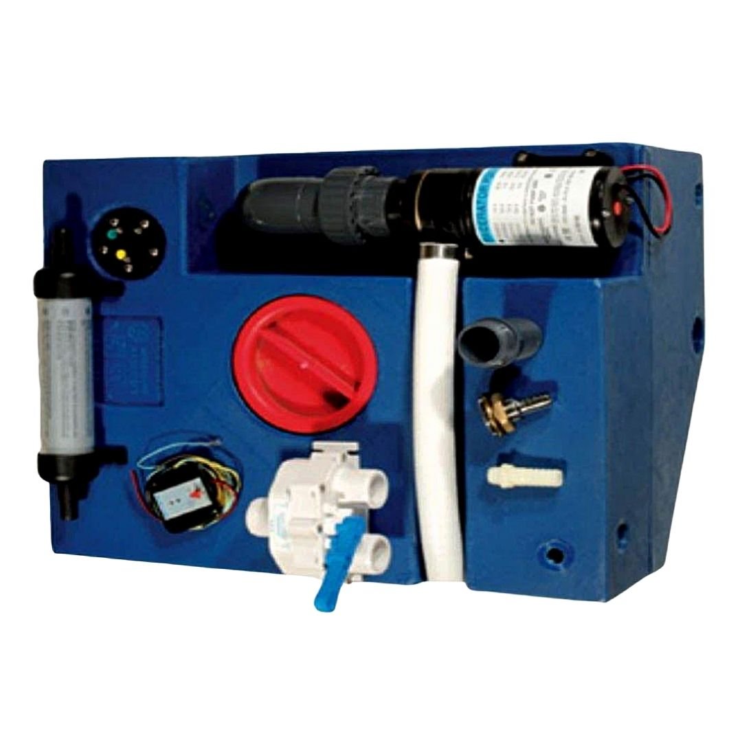 TANQUE PARA ARMAZENAMENTO COM BOMBA MACERADORA 47L Matro Marine Tanque 47L - 2