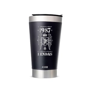 Copo Térmico Aduze 1987 Ano Das Lendas 500ml - Preto