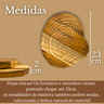 Descanso de Panela Apoio Panela em Madeira Suporte para Mesa - 7