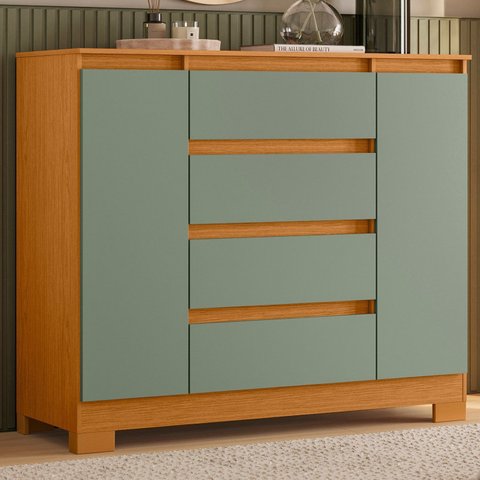 Cômoda Sapateira 4 Gavetas e 2 Portas Atena