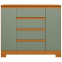 Ver imagem 2 de Cômoda Sapateira 4 Gavetas e 2 Portas Atena