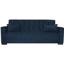 Ver imagem 5 de Sofá Cama 3 Lugares Jobim Suede - Doce Sonho Móveis SOFÁ CAMA SOFÁ 3 LUGARES Azul Marinho