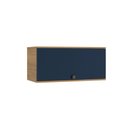 Ver imagem 1 de Armário Aéreo Celeste Kappesberg 100% Mdf 1 Porta Basculante Nogueira/azul 80cm