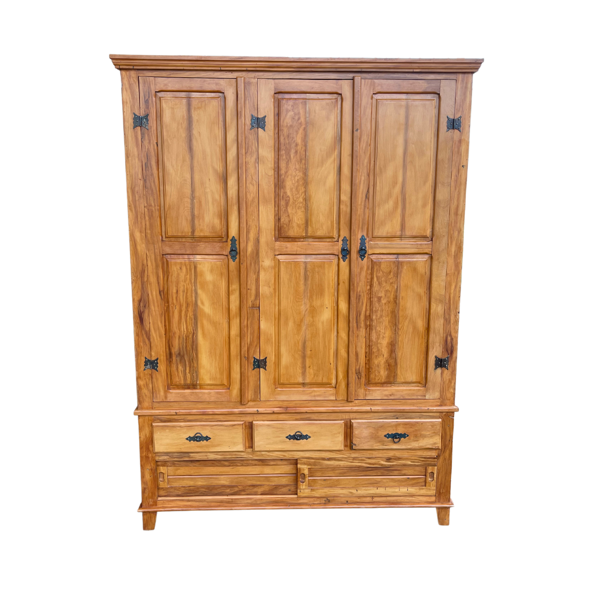 Guarda Roupa Madeira Maciça Solteiro Sudeste Rústico - 1