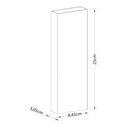 Ver imagem 3 de Arandela Led Fit Ip65 8w 3000k 25x8,45x3,05cm Bivolt Preto - Nordecor 6693