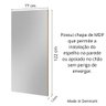 Espelho Spitze Borda Infinita 77cm X 122cm Importado - Prime Mirror - 5