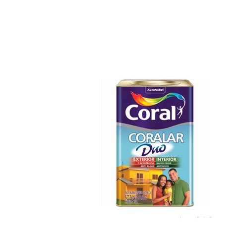 Tinta Acrílica Fosca Coralar Duo Branca 18l Coral