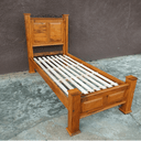 Ver imagem 4 de Cama de Solteiro em Madeira de Demolição Modelo Almofadas Sudeste Rústico
