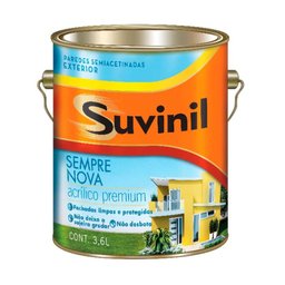 Tinta Látex Sempre Nova Branco 3,6 litros Suvinill - 1