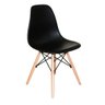 Cadeira Charles Eames Eiffel Dkr Wood Preto - 1