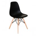 Ver imagem 1 de Cadeira Charles Eames Eiffel Dkr Wood Preto