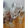 Jogo 6 Taças De Vidro 340Ml Cristal Diamond Vinho Suco Água 340ml - 5