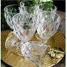 Jogo 6 Taças De Vidro 340Ml Cristal Diamond Vinho Suco Água 340ml - 7