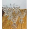 Jogo 6 Taças De Vidro 340Ml Cristal Diamond Vinho Suco Água 340ml - 6