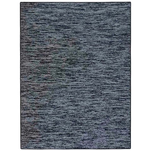 Tapete Kampur Chumbo e Preto Decorativo - 2,00 x 2,50