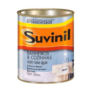 Tinta para banheiro e cozinha Epóxi base água 900ml branco Suvinil
