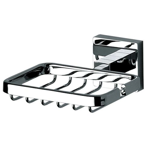 Saboneteira Aramada Quadra Cromado - Perflex 12120910