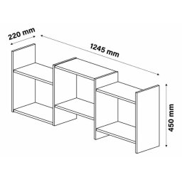 Rack Nicho Decorativa / Branca - 5