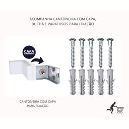 Rack Nicho Decorativa / Branca - 4