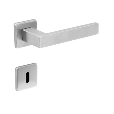 Fechadura interna Ecoline Quadra I 4080594/55-IE inox escovado Arouca