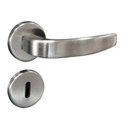 Fechadura interna de aço zamac Vic 930 cromada acetinada Pado - 1