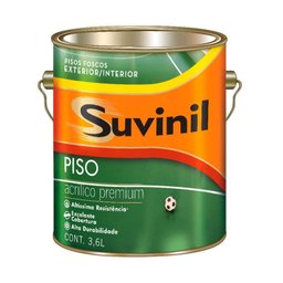 Tinta para Piso Liso preto 3,6 litros Suvinil - 1