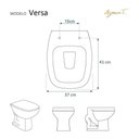 Ver imagem 3 de Tampa de Vaso Polipropileno Versato Branco para Bacia Celite