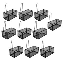 Ratoeira Gaiola Armadilha Kit 10 Unidades Roedores Rato Ratazana Camundongos Captura Compre Desejos  - 1