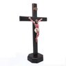Crucifixo Mesa E Parede Madeira Cristo Chagado Resina 40 Cm - 3