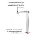 Ver imagem 3 de Torneira de Banheiro Stillo Docol Bica Alta 90º Cromado