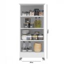 Ver imagem 2 de Armário Multiuso Organizador 1 Porta C/rodízio Lírio