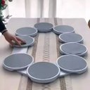 Ver imagem 2 de Bandeja Giratoria Plataforma Mesa de Jantar Refeiçao Buffet Comida Bebida Festa Evento Reuniao