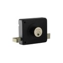 Ver imagem 1 de Fechadura de sobrepor serralheiro de aço zamac Concept preta Pado