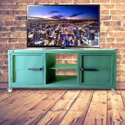 Rack para Tv Queens - Estilo Industrial em Ferro - 1m40 L - 10