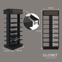 Ver mais imagens de Sapateira Multiuso Estante Organizadora Closet - Preto