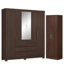 Ver imagem 1 de Guarda Roupa Casal Cádis com Multiuso Golden Café - Demóbile