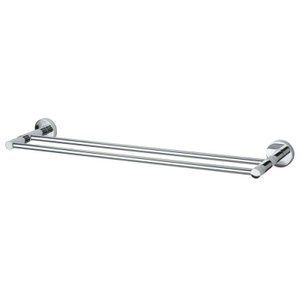 Porta Toalha Barra Slim Banho Duplo Cromado - Perflex 12122010