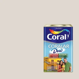 Tinta Acrílica Fosco Coralar Duo Branco Gelo 18l Coral - 1 Tinta Acrílica Fosco Coralar Duo Branco Gelo 18l Coral - 1