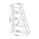 Ver imagem 3 de Estante Cannes Organizadora Livros 5 Prateleiras Freijó Quarto Home Office Multiuso Decoração